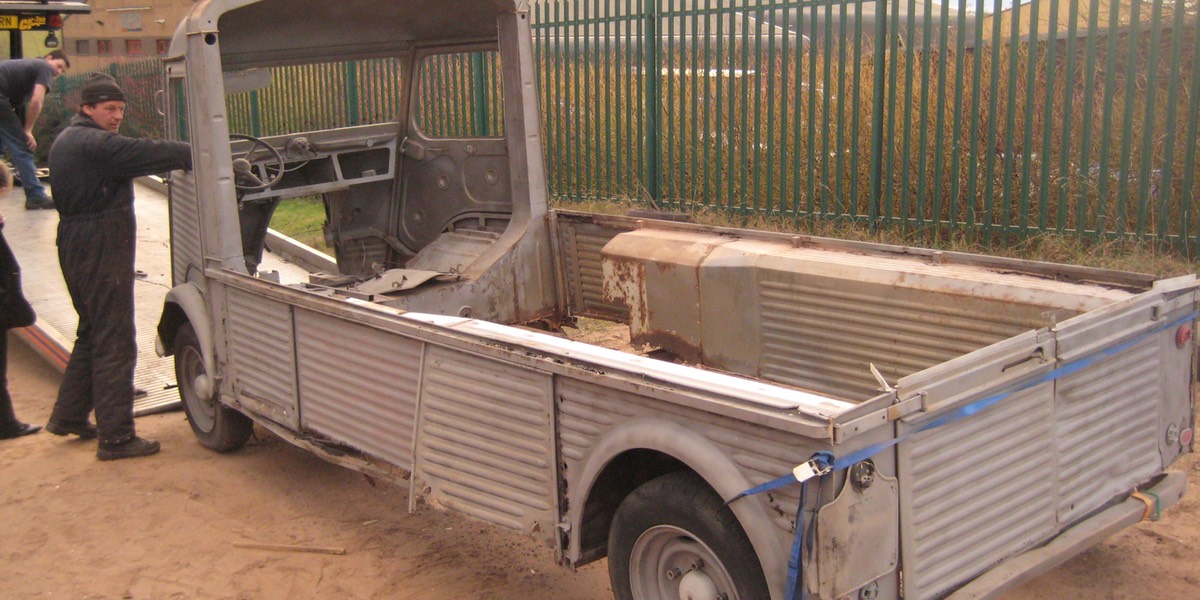Blast cleaned Citroen Type H