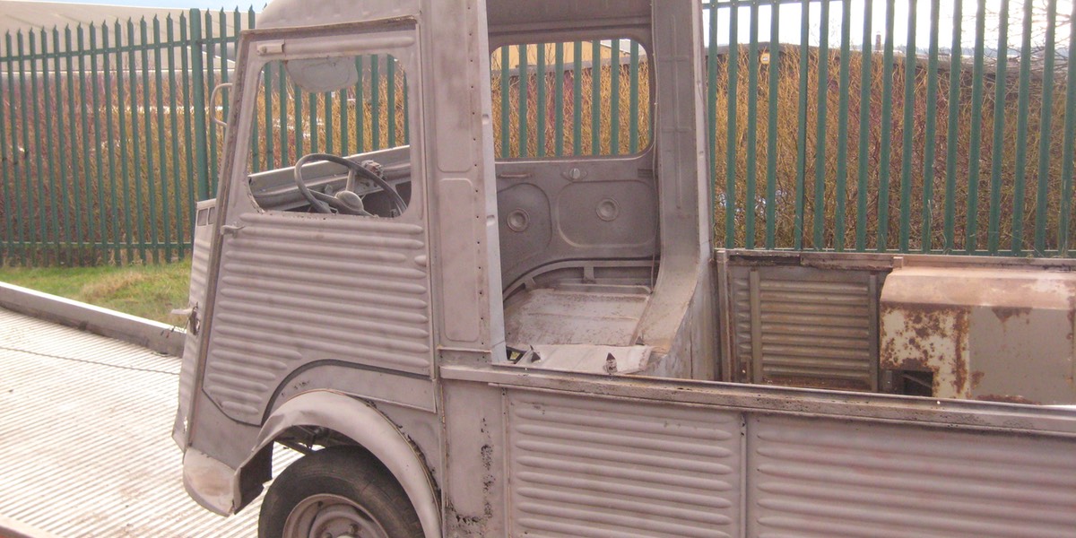 Blast cleaned Citroen Type H