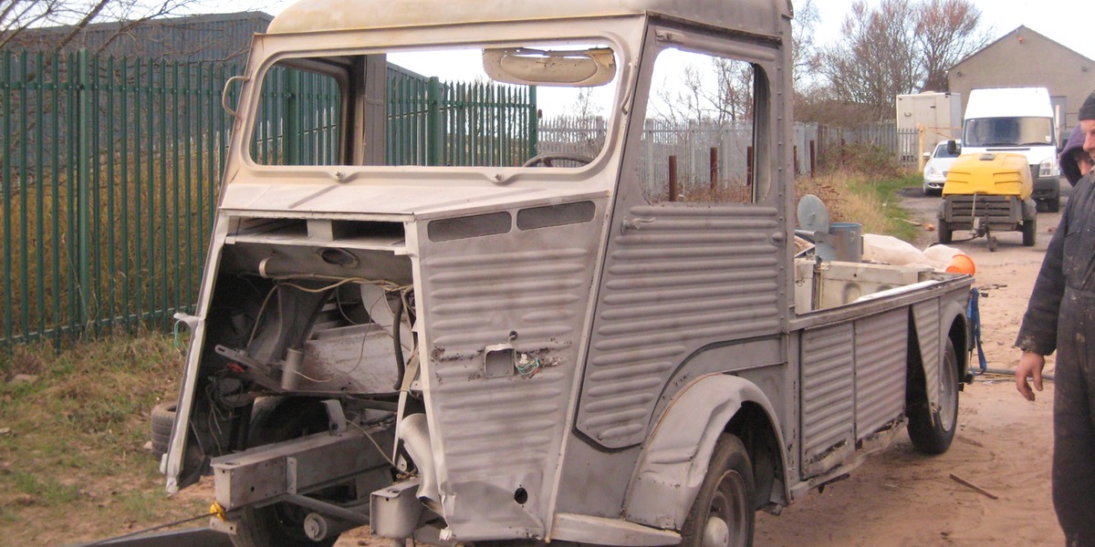 Blast cleaned Citroen Type H