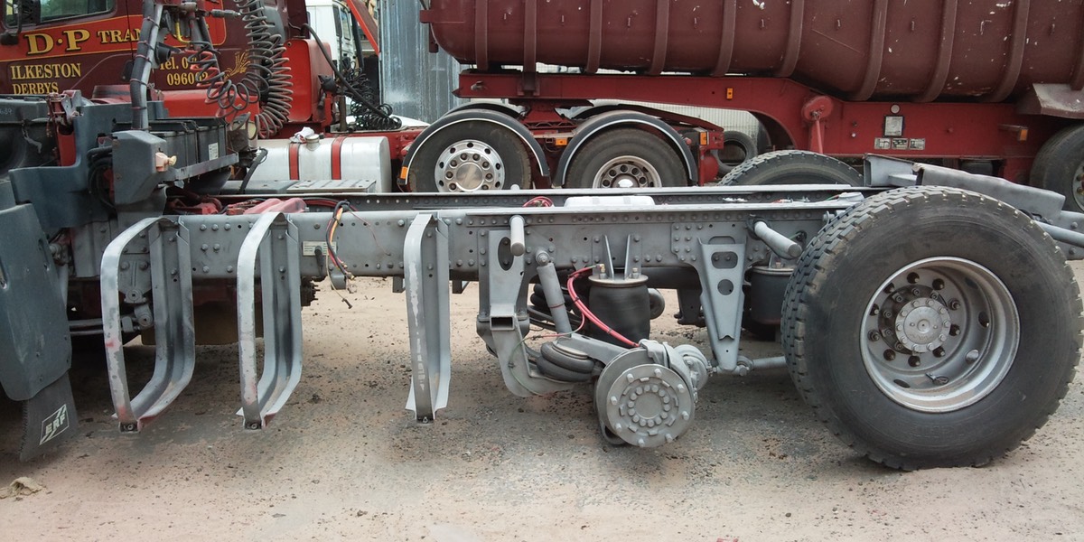 E R F Chassis after blasting