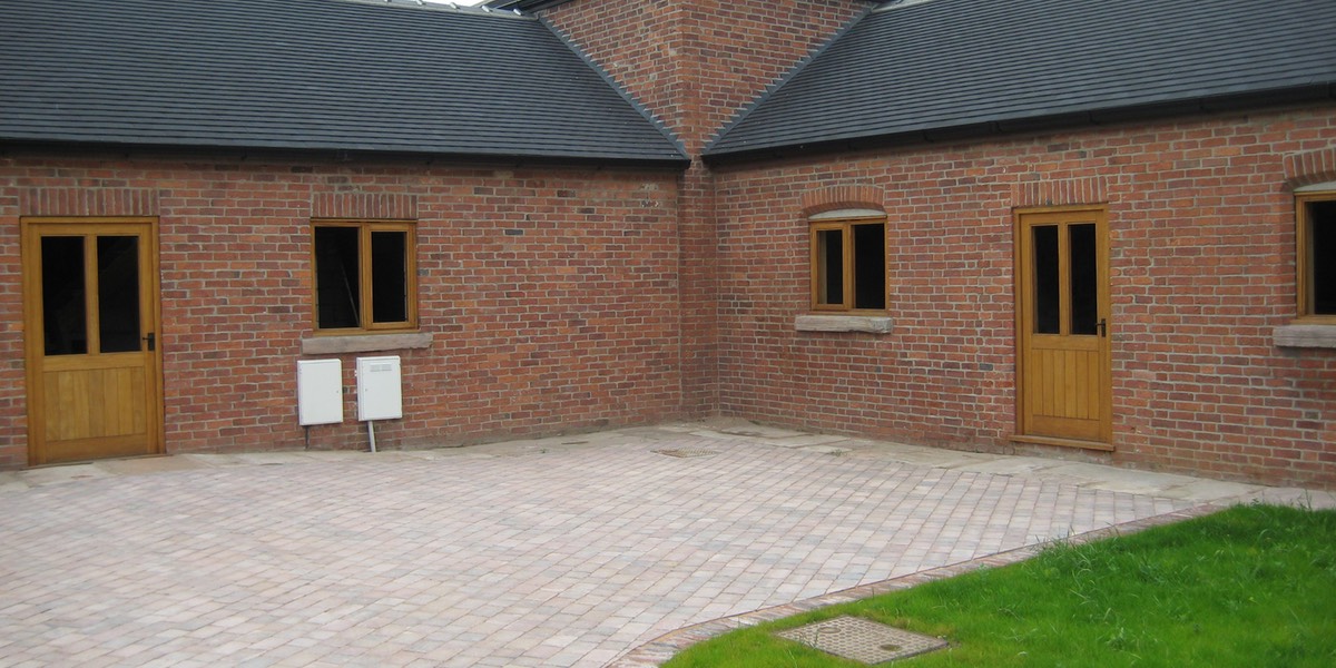 Barn Conversion after blasting